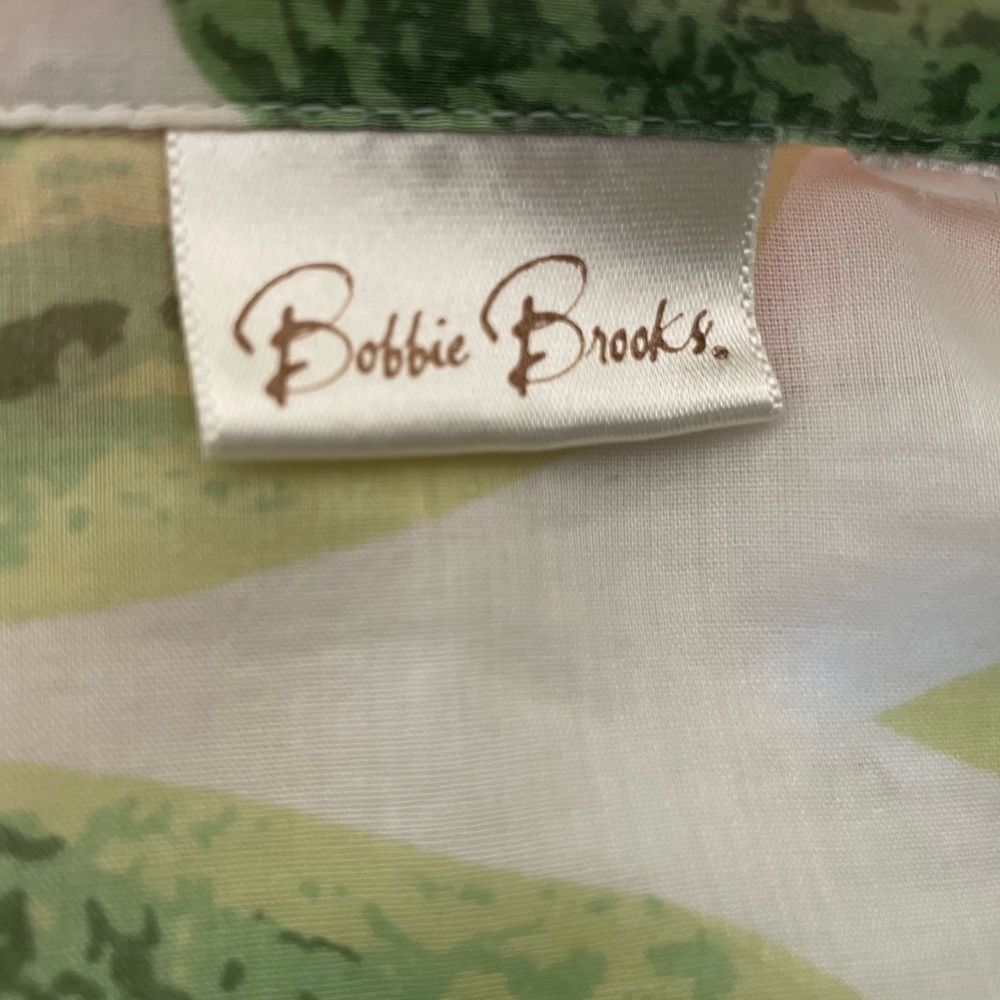 Bobbie Brooks Floral Blouse - Pink and Green - Picture 5 of 5